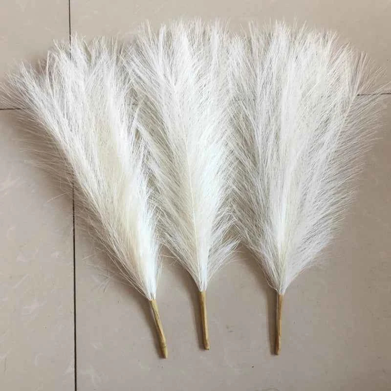 45cm Pampas Grass Simulation  Reed Grass Wedding Decoration Home Bedroom Accessories Wedding Guide Photo PropBackground
