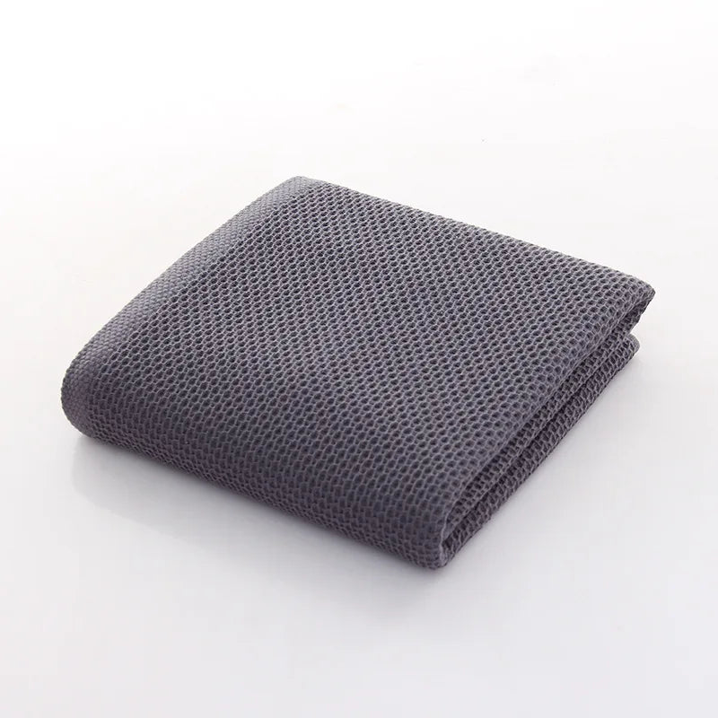 100% Cotton Waffle Bath Towels | Quick-Dry Absorbent Towel Set for Home & Hotel
