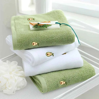 Towels for Adults Dry Hair Wash Face Towel Avocado Microfiber Soft Absorbent Bathroom Large Fast Drying Cotton Thick Bath Towels