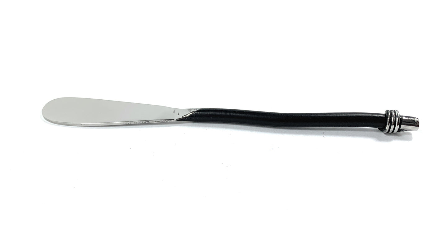 Vibhsa Black Silverware Butter Spreaders Set of 6