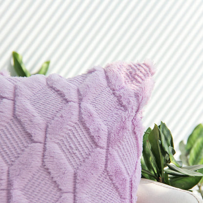 Diamond shaped Plush Throw Pillow (With Insert) size 18"x18"
