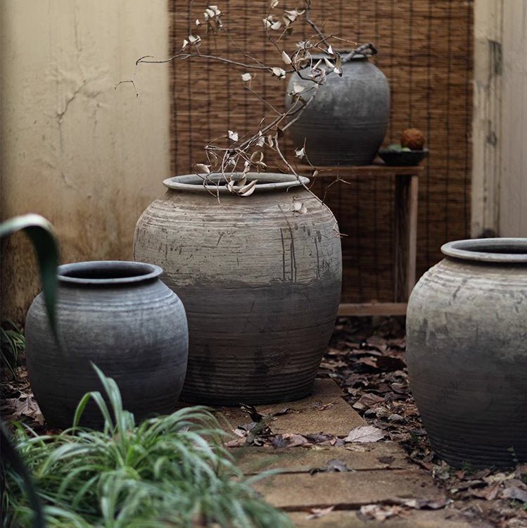 Large Antique Ceramic Pot