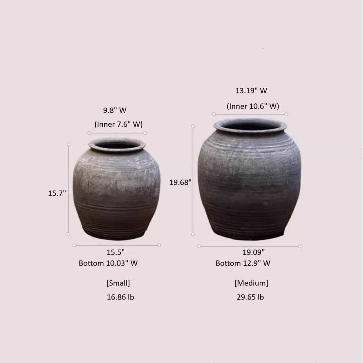 Large Antique Ceramic Pot