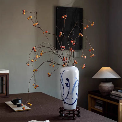 Leafless Berry Branch Stem 45.2" Tall
