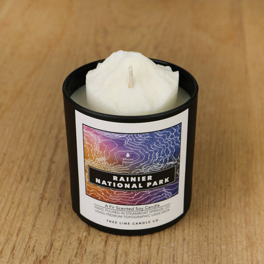 Rainier National Park Candle