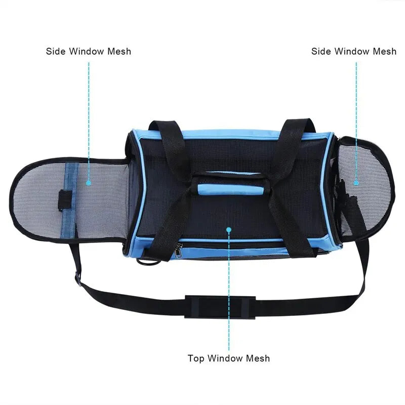 Foldable Mesh Pet Carrier Bag