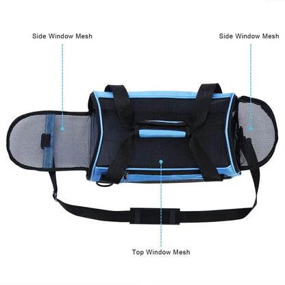 Foldable Mesh Pet Carrier Bag