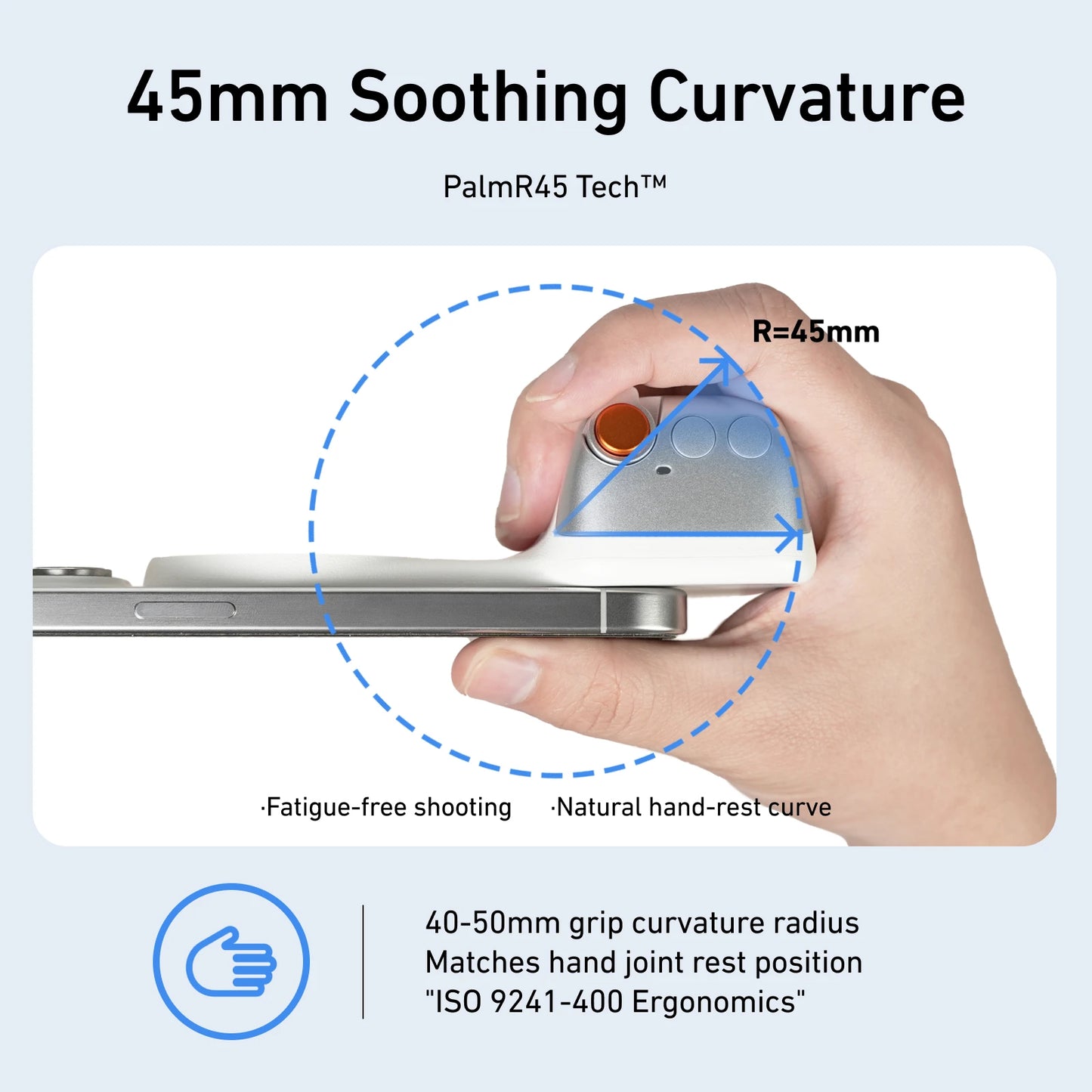 TELESIN Fun Shot Magnetic Phone Grip 2 – MagSafe, DSLR Controls, Wireless Remote, iPhone & Android