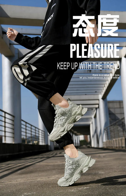 Men’s Casual Breathable Fashion Sneakers — Lightweight Running Shoes