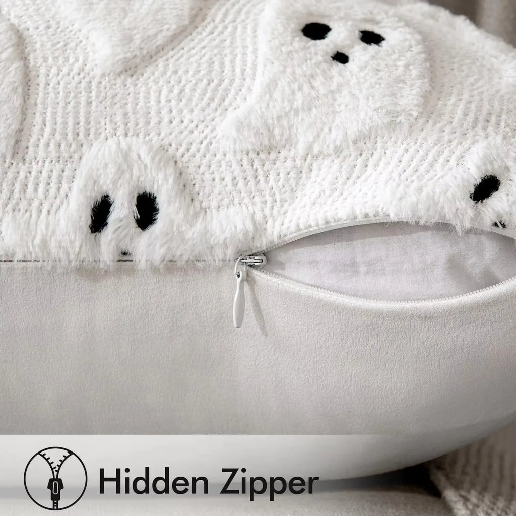 3D Halloween Imp Embroidered Pillowcase