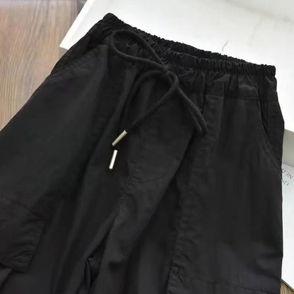Spring Clothes Fashionable Kids Cargo Joggers Elastic Ankle Pants Casual Trousers Light Breathable Summer Trendy Outfit
