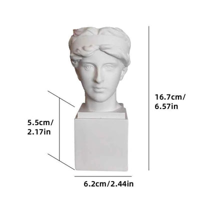 Straight tube vase ceramic products semi nude flower inserts human body crafts decorative ornaments