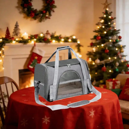 Airline-Approved Foldable Pet Carrier, Anti-Escape Zipper