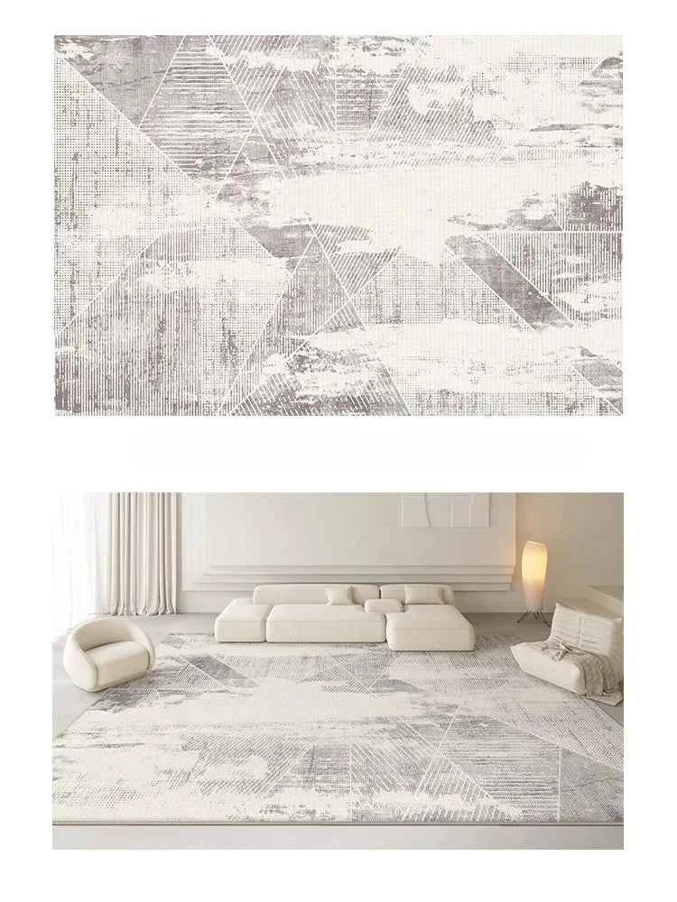 Cream Style Rugs for Bedroom Large Area Living Room Decoration Washable Carpet Thick Plush Lounge Floor Mat Home Fluffy Soft Rug