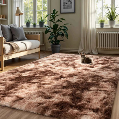 VIKAMA Minimalist Style Living Room Carpet, Fluffy And Slip-Resistant Children's Room Mat, Bathroom Carpet, Home Decoration