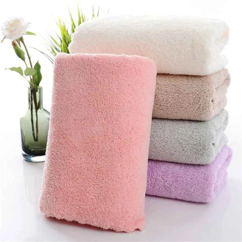 Bath Towels Winter Microfiber Towel Bathroom Men Women Soft Terry Gift For Adults Super Absorbent Cloth For Home