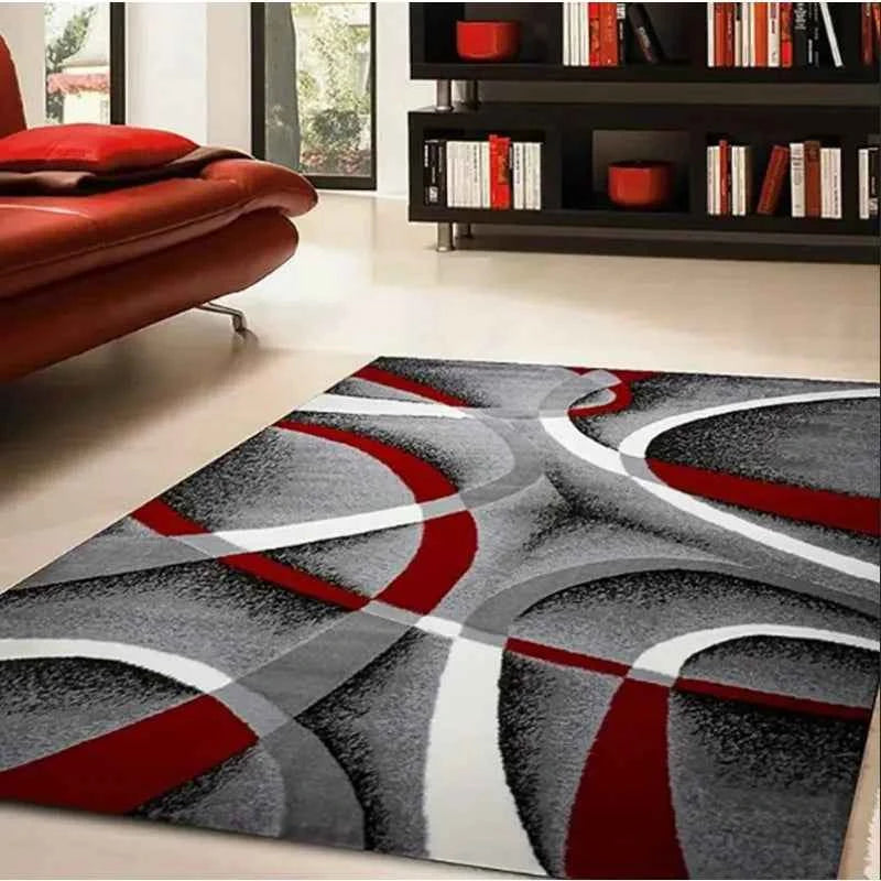 Geometric Large Carpet Light Luxury European and Carpet Home Sofa and Tea Table Mat Indoor Outdoor Carpet Floor Mat Decoration