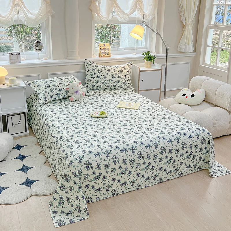 Floral Nordic Flat Sheet, Dorm & Student Bedding