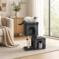 30-Inch Cat Tree with Condos & Sisal Scratching Post