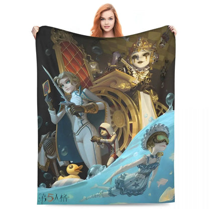 Super Warm Blanket Travel Office Identity V   Bedding Throws Flannel Bedspread For Outdoor Funny Sofa Bed Cover