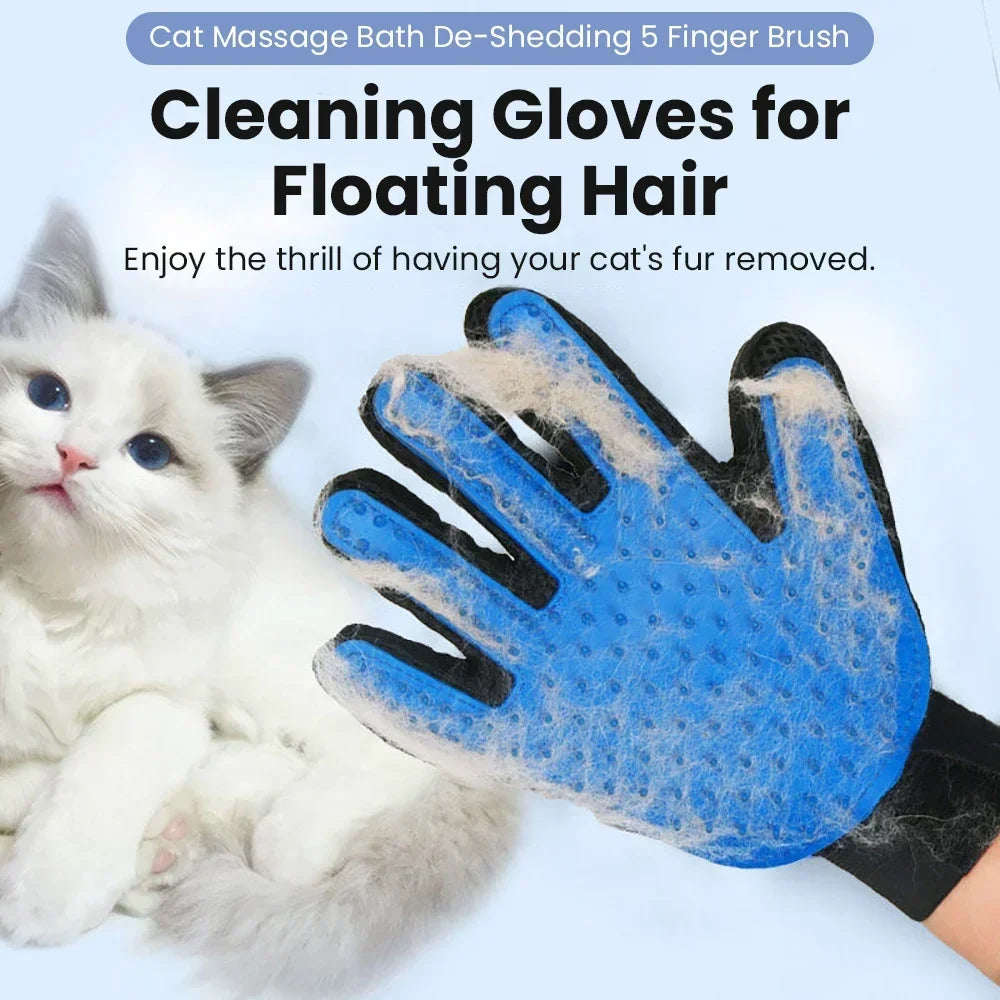 Soft-Bristle Cat Grooming Glove