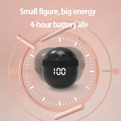 Mini Wireless Sleep Earbuds — Bluetooth 5.3, Heavy Bass, IPX7 Waterproof
