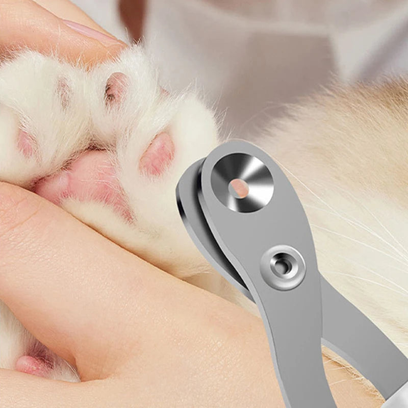 Circular-Hole Professional Cat & Small Dog Nail Clippers
