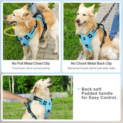 No-Pull Adjustable Dog Harness with Control Handle