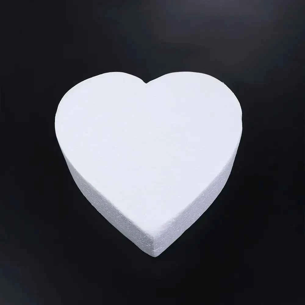 Wedding Decor Sugarcraft Kitchen Accessories Heart Shaped Styrofoam Cake Foam Mould Dummy Cake Model Practice Model DIY Model