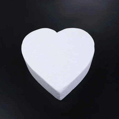 Wedding Decor Sugarcraft Kitchen Accessories Heart Shaped Styrofoam Cake Foam Mould Dummy Cake Model Practice Model DIY Model