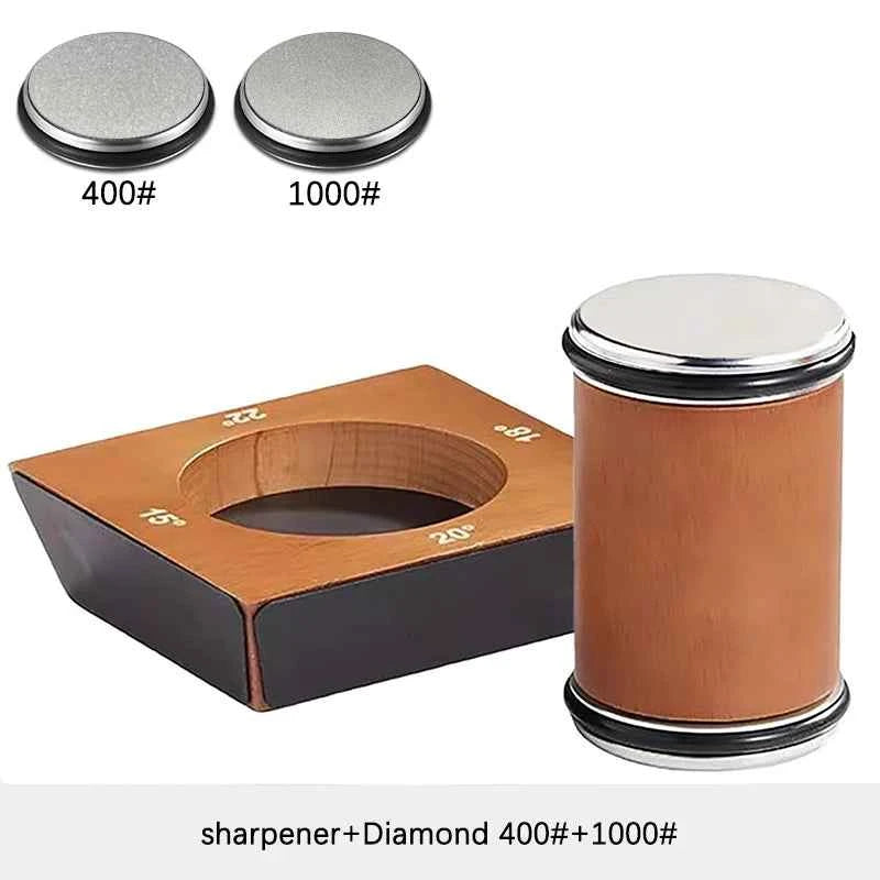 4 Angles Rolling Knife Sharpener Kit For Straight Edge Roller Knife Sharpening With Industry Diamonds Whetstone Chef Knife Set