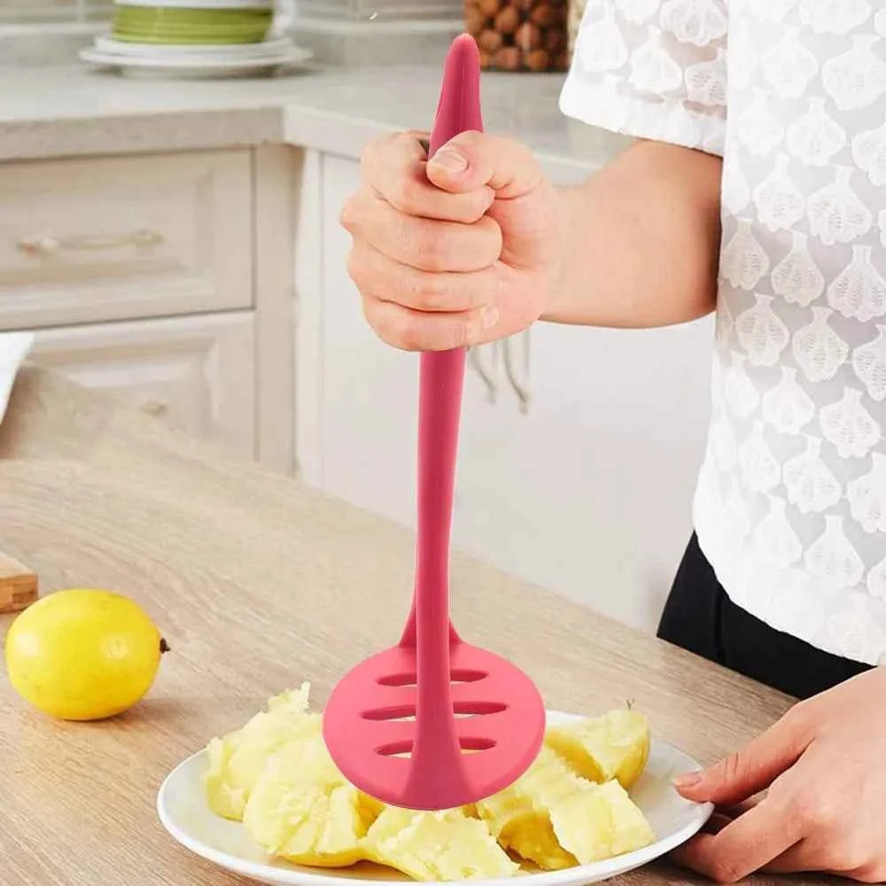 Kitchen Household Tools Silicone Potato Presser Food Masher Kitchen Home Juicer All-in-One Masher Baby Food Prep Gadget