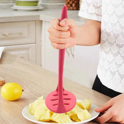 Kitchen Household Tools Silicone Potato Presser Food Masher Kitchen Home Juicer All-in-One Masher Baby Food Prep Gadget