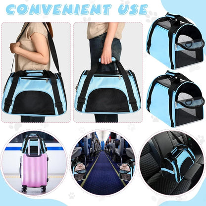 Foldable Mesh Pet Carrier Bag