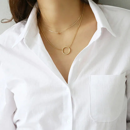 Women's Cotton Blouse White Shirt — OL Style Long Sleeve Fashion Top