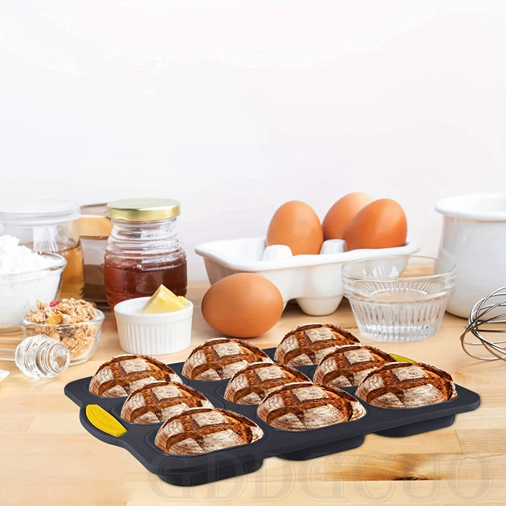 4 Grids Silicone Cake Mold Bread Baking Mold Bread Pan Baguette Baking Tray No Stick Loaf Pan Bread Toast Mould Pastry Tools