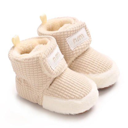 Cartoon Cotton Winter Boots, Soft Sole