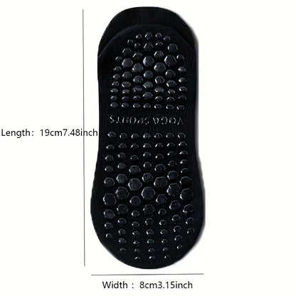 3 Pairs Grip Pilates Socks for Women Yoga Athletic Socks for Barre Ballet Barefoot Workout