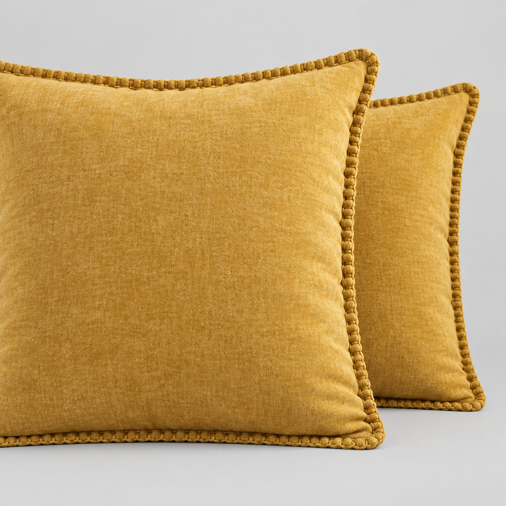 Chenille Cushion Cover, 3 Colors & 3 Sizes