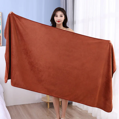 Ultra absorbent ultra-fine fiber bath towel, soft and fast drying, oversized
