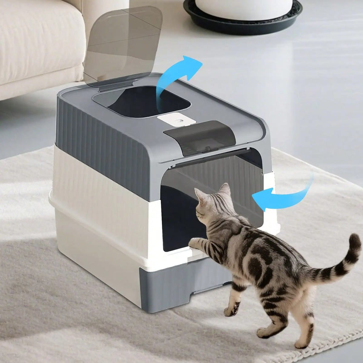 Enclosed Litter Tray with Sifting Scoop Kit
