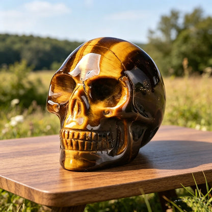 Natural Crystal Skull 2-3in Handmade Lapis Lazuli Obsidian Clear Quartz Labradorite Citrine Rose Quartz Tiger Eye Amethyst Skull Figurine Skull Carving High Quality Home Decor Desk Ornament Office Decor Room Decor Bedroom Dec