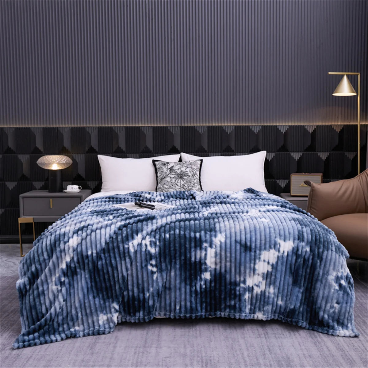 Throw Blanket for Sofa Winter Blanket King Size Home Warm Plaid Comforter Bedspread Bedding Sheet