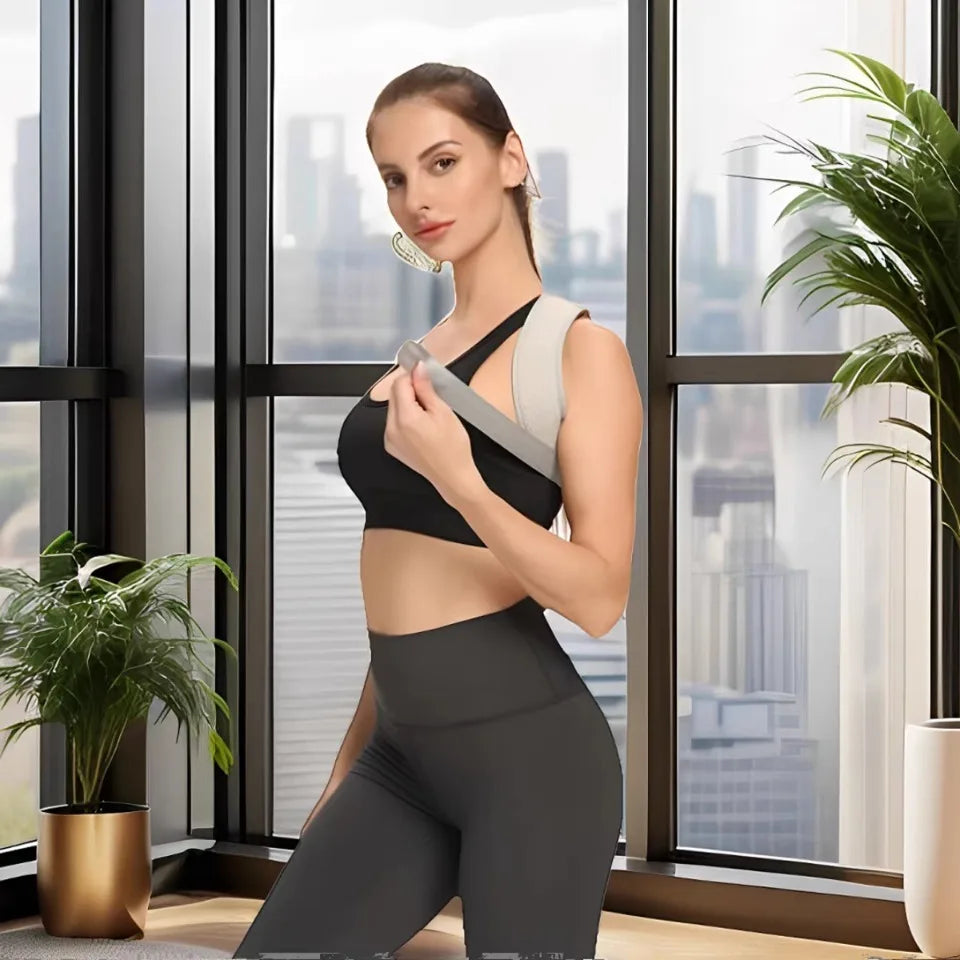 Adjustable Posture Corrector Belt Upper Back Clavicle Spine Support Neck Brace for Home Office Sport Use Shoulder Back Brace
