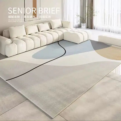 VIKAMA Light Luxury Anti-Slip Dirt-Resistant Area Rug – Soft Carpet for Living Room, Bedroom & Sofa