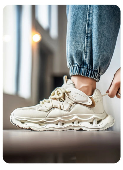 Men's Basketball Shoes Breathable Cushioning Non-Slip Wearable Runing Shoes Gym Training Athletic Basketball Sneakers for Women