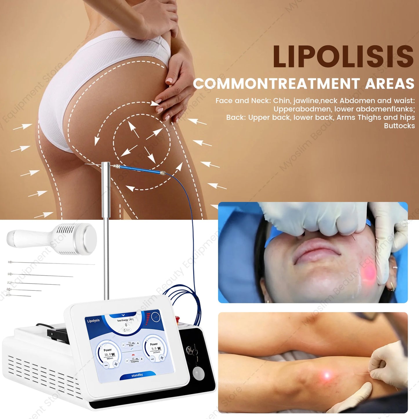 4-Wavelength Diode Laser Machine, Facial & Body