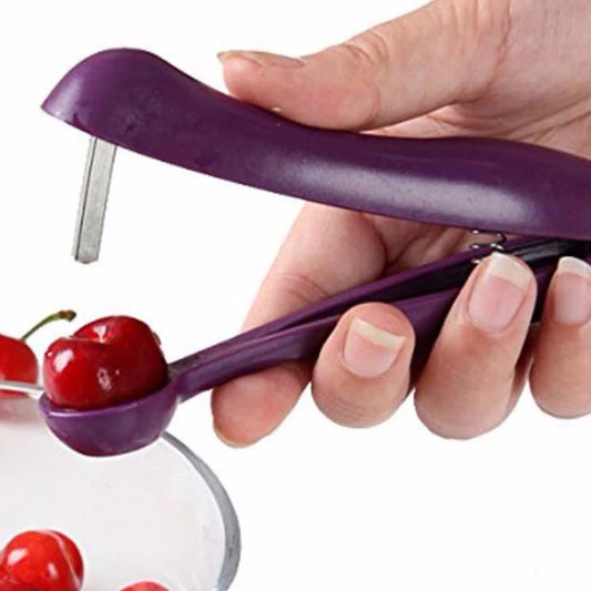 Cherry Pit Remover & Olive Pitter Tool – Fruit & Vegetable Seed Remover Kitchen Gadget