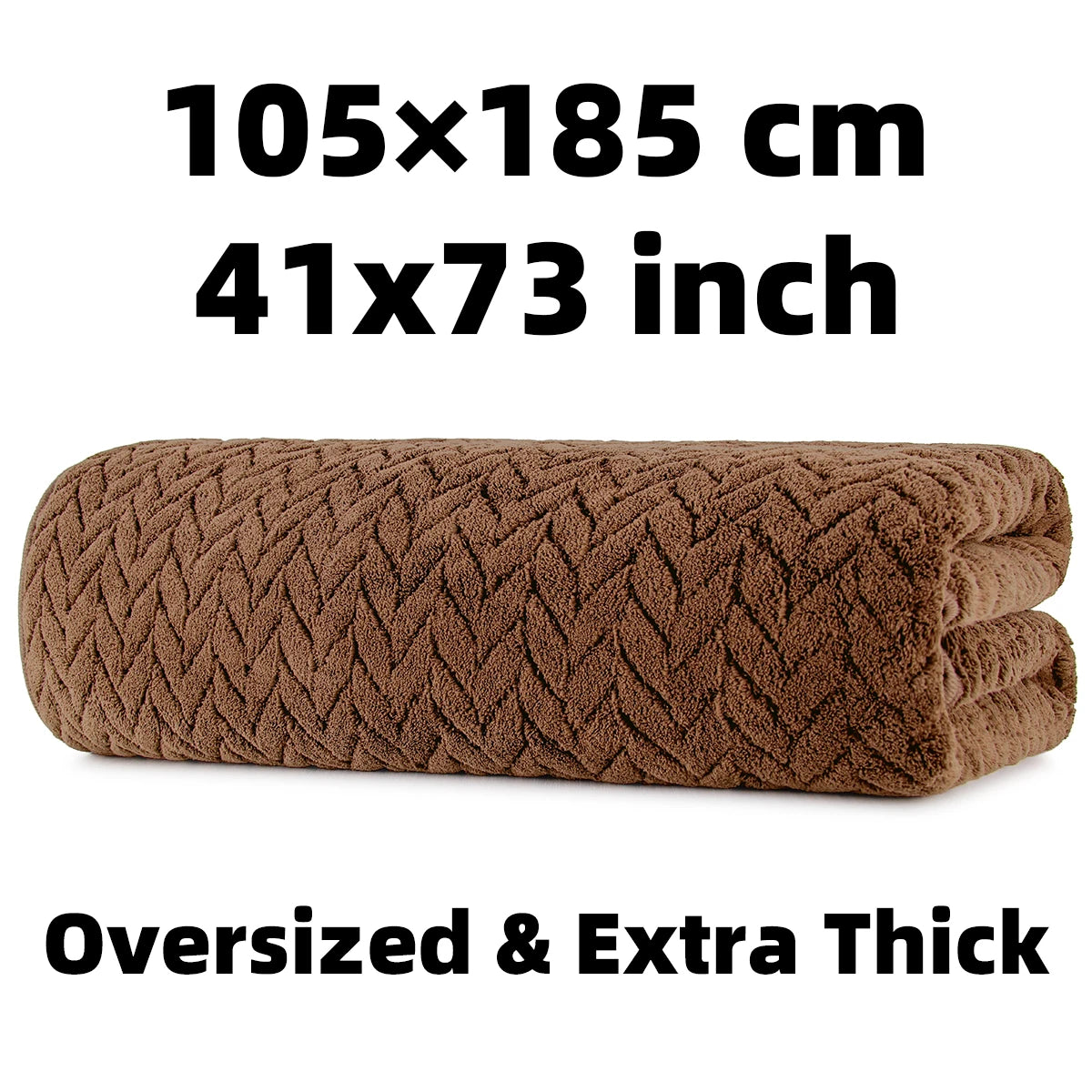 1 Thick, Extra-Large Quick-Drying Towel, 105x180cm, Enlarged and Thickened - Bath Towel