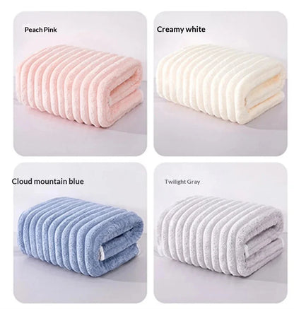 Enlarged Thick Coral Velvet Towel — Sports, Beach & Household Wrap